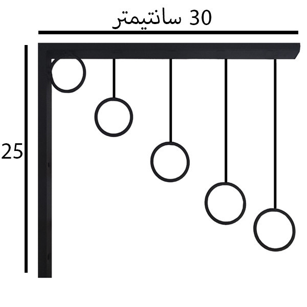 رگال لباس مدل دیواری کد 48