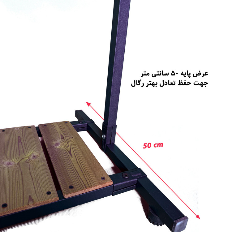 رگال لباس کف چوب، یک طبقه 90*130
