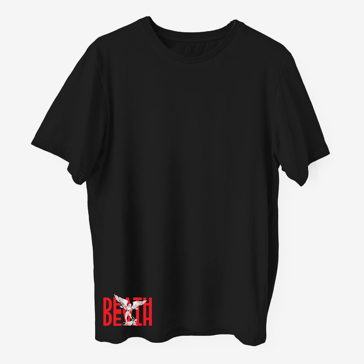 تی شرت آستین کوتاه مردانه مدل DEATH کد br126