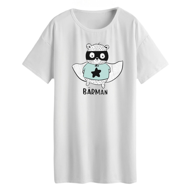 تی شرت لانگ زنانه مدل barman