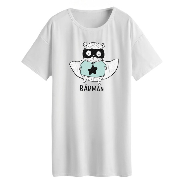 تی شرت لانگ زنانه مدل barman