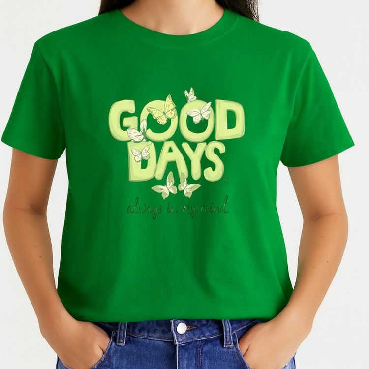 کراپ تیشرت آستین کوتاه زنانه مدل روزای خوب